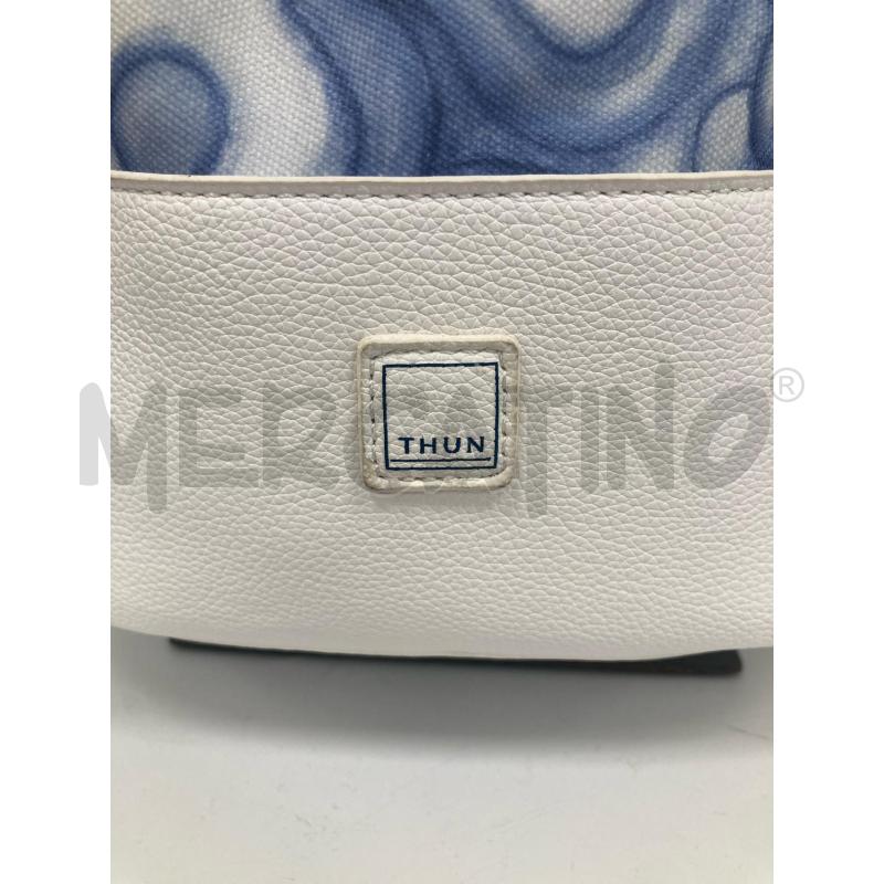 BORSA DONNA THUN BIANCA AZZURRA | Mercatino dell'Usato Gazzada schianno 2