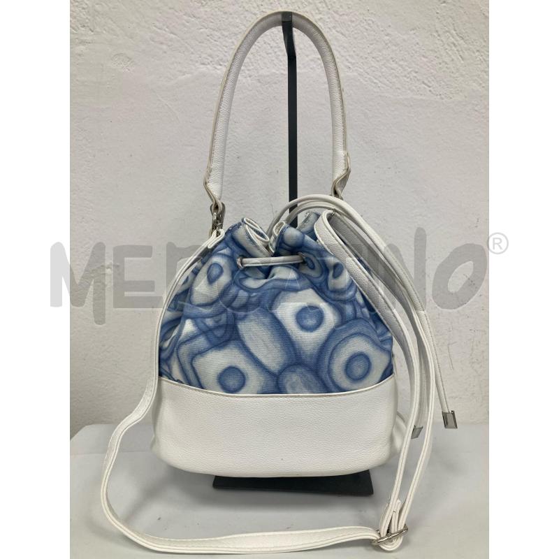 BORSA DONNA THUN BIANCA AZZURRA | Mercatino dell'Usato Gazzada schianno 3