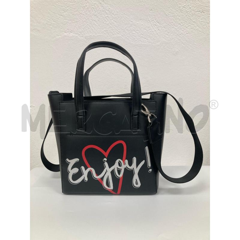 BORSA DONNA TOSCA BLU NERA STRASS | Mercatino dell'Usato Gazzada schianno 2