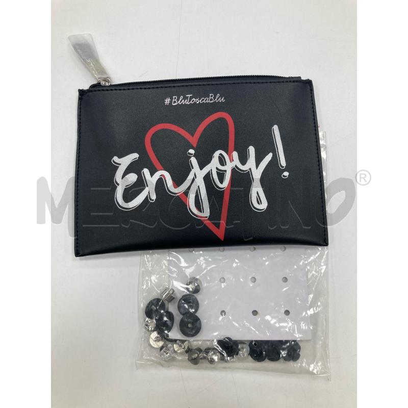 BORSA DONNA TOSCA BLU NERA STRASS | Mercatino dell'Usato Gazzada schianno 5