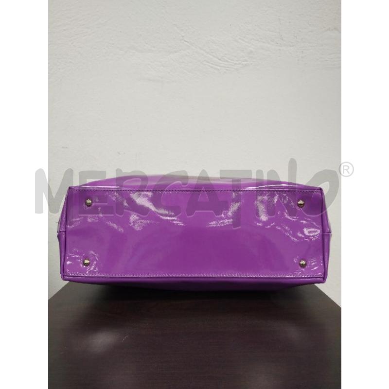 BORSA DONNA TRUSSARDI JEANS VIOLA | Mercatino dell'Usato Gazzada schianno 2