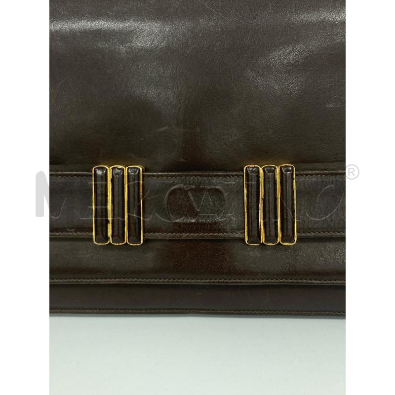 BORSA DONNA VALENTINO VINTAGE MARRONE | Mercatino dell'Usato Gazzada schianno 2
