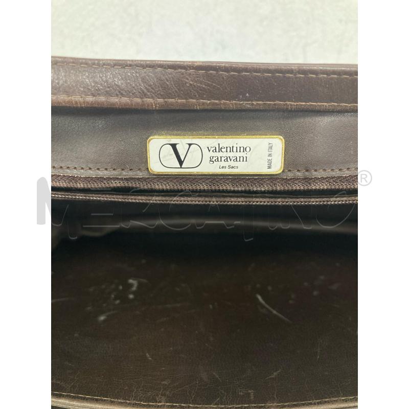BORSA DONNA VALENTINO VINTAGE MARRONE | Mercatino dell'Usato Gazzada schianno 4