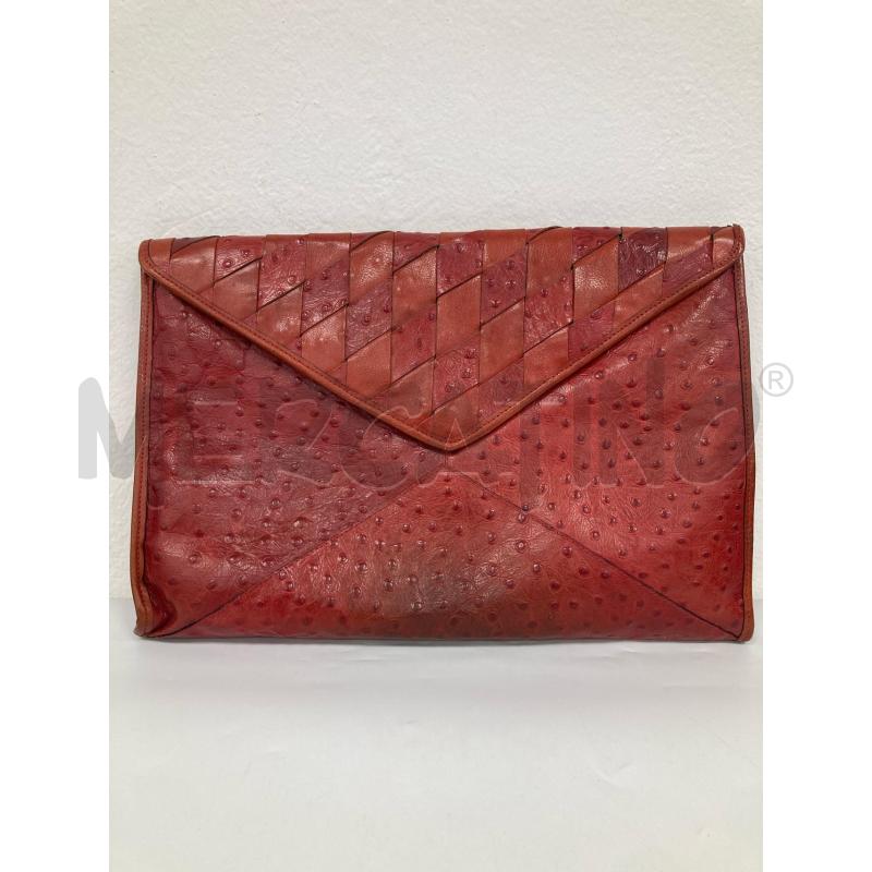 BORSA DONNA VINTAGE A MANO FURLA ROSSA | Mercatino dell'Usato Gazzada schianno 1