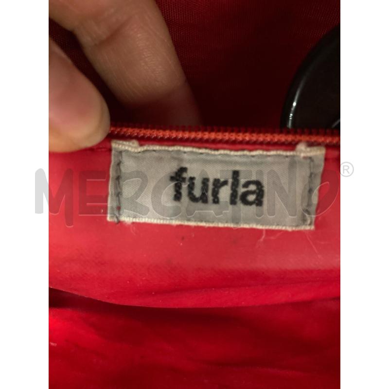 BORSA DONNA VINTAGE A MANO FURLA ROSSA | Mercatino dell'Usato Gazzada schianno 3