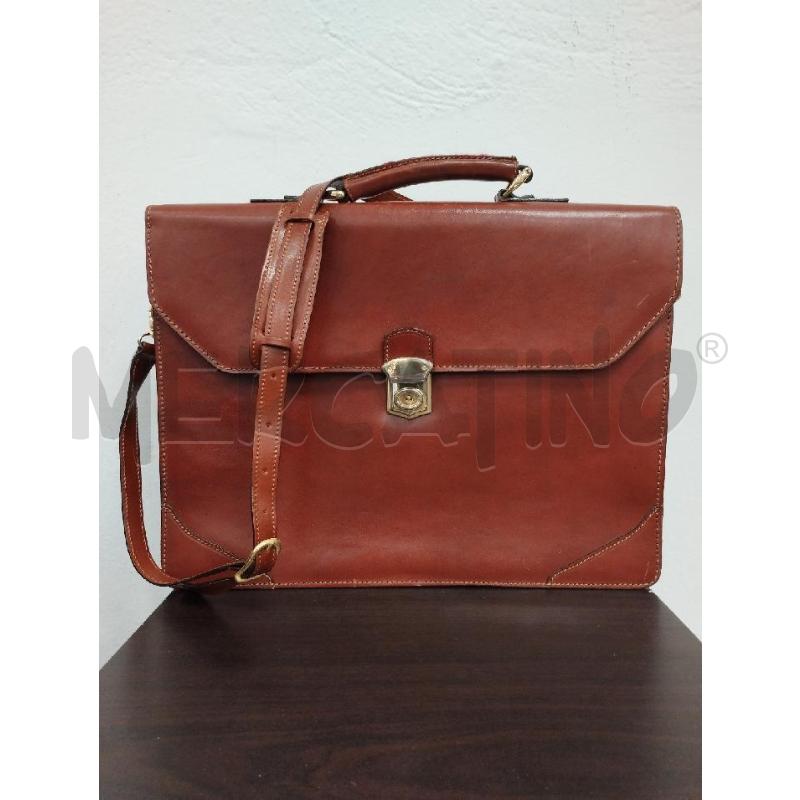 BORSA PELLE GIANFRANCO FERRE MARRONE | Mercatino dell'Usato Gazzada schianno 1