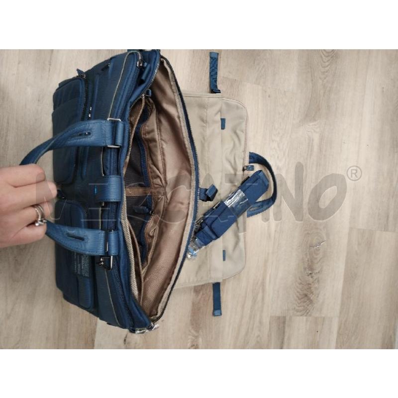 BORSA PQUADRO SIGNO BLU | Mercatino dell'Usato Gazzada schianno 5