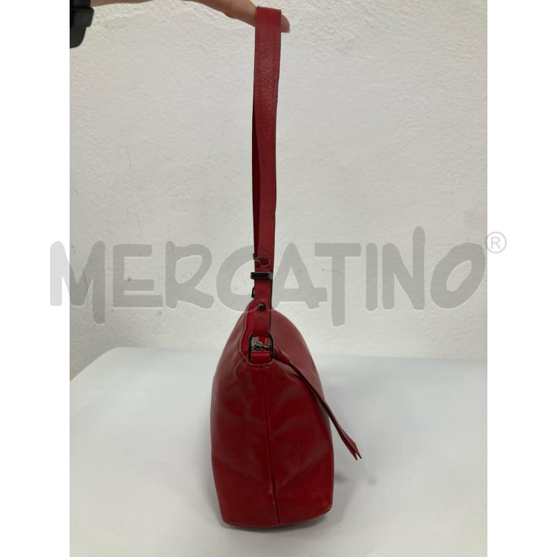 BORSETTA DONNA GIORGIO ARMANI PELLE ROSSA  | Mercatino dell'Usato Gazzada schianno 2