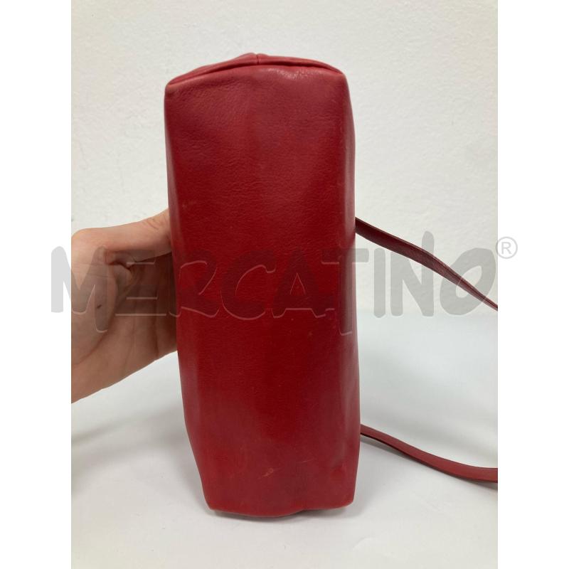 BORSETTA DONNA GIORGIO ARMANI PELLE ROSSA  | Mercatino dell'Usato Gazzada schianno 3