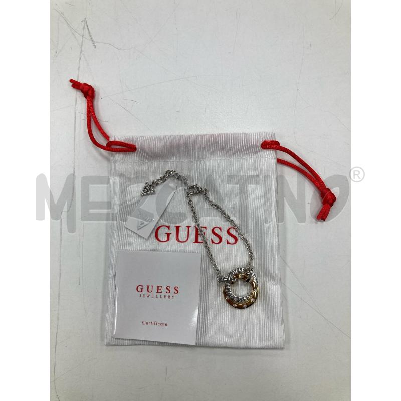 BRACCIALETTO GUESS 2 CERCHI INTRECCIATI DORATO | Mercatino dell'Usato Gazzada schianno 1