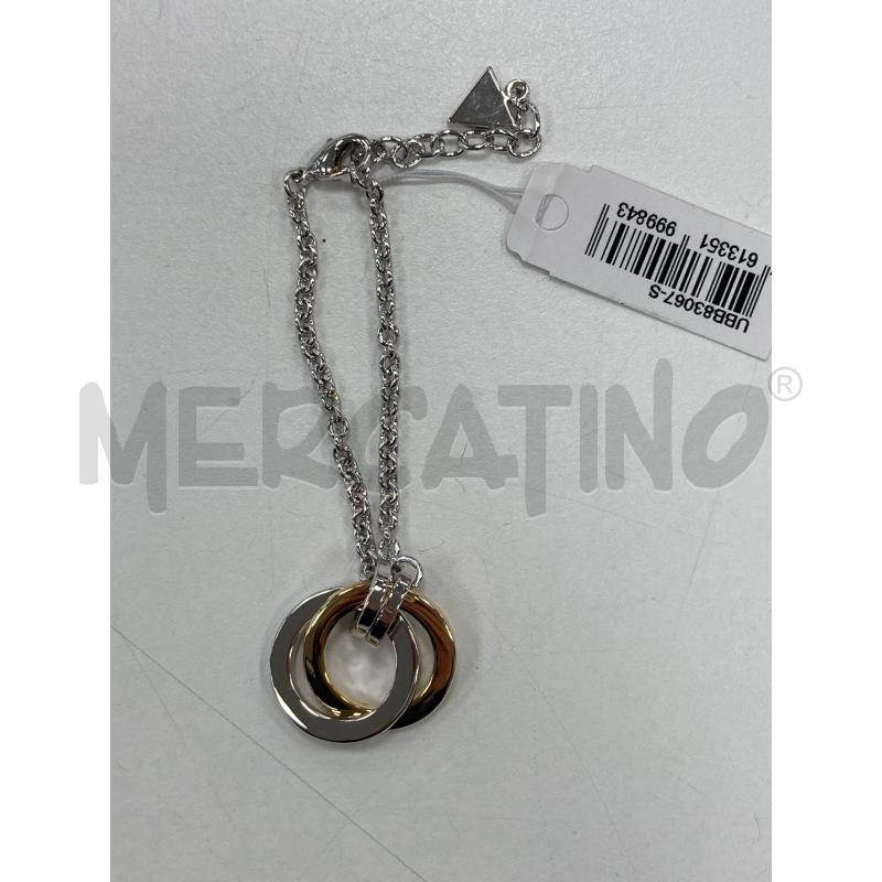 BRACCIALETTO GUESS 2 CERCHI INTRECCIATI DORATO | Mercatino dell'Usato Gazzada schianno 3