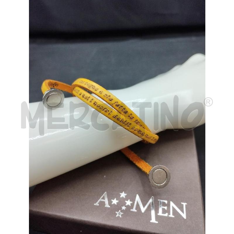 BRACCIALE AMEN PELLE | Mercatino dell'Usato Gazzada schianno 3