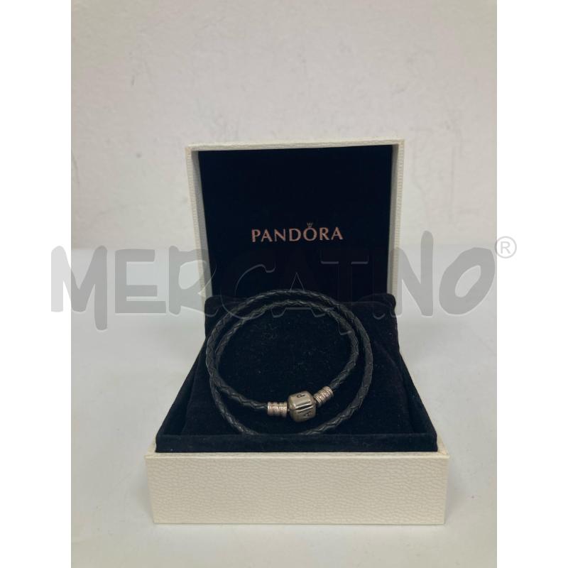 BRACCIALE PANDORA PELLE  | Mercatino dell'Usato Gazzada schianno 1
