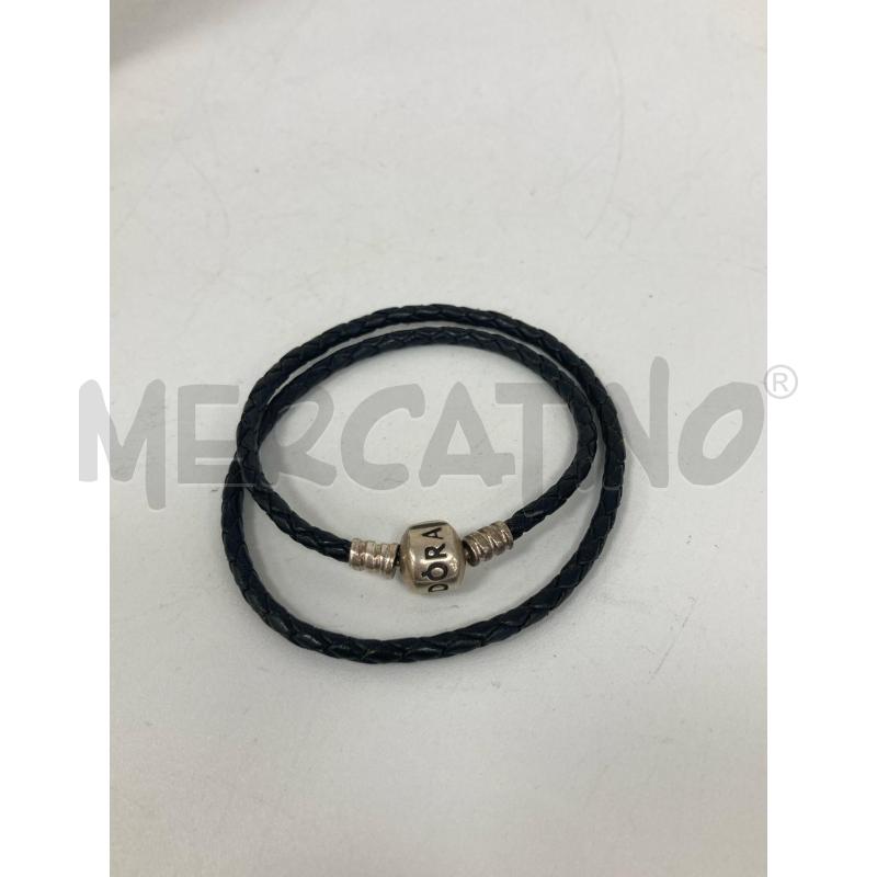 BRACCIALE PANDORA PELLE  | Mercatino dell'Usato Gazzada schianno 2