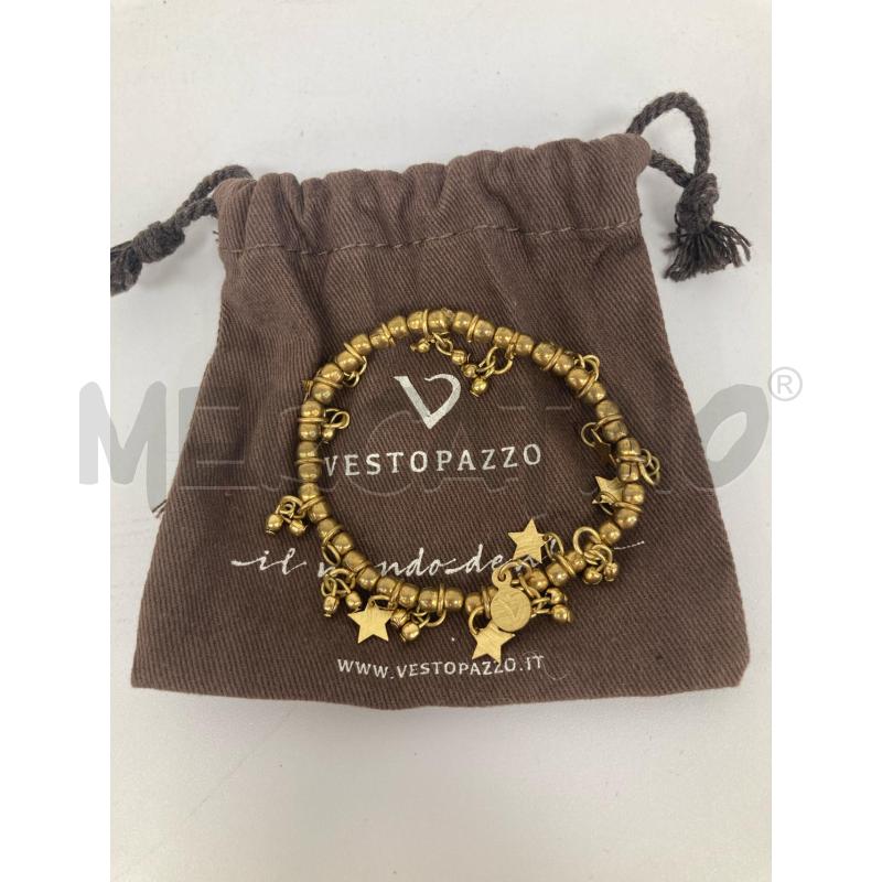 BRACCIALE VESTO PAZZO COLOR DORATO | Mercatino dell'Usato Gazzada schianno 1