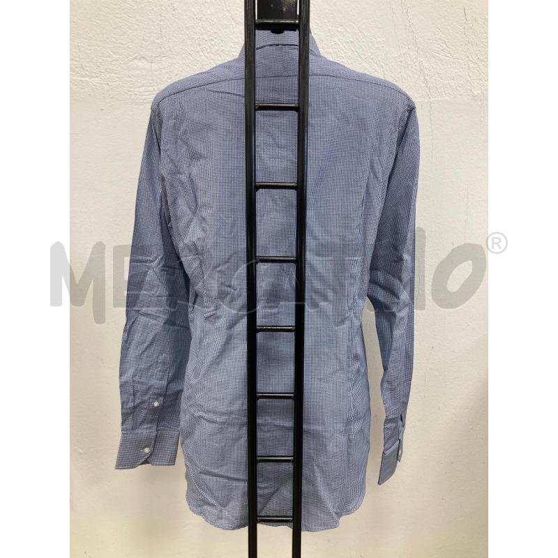 CAMICIA CONBIPEL BIANCA QUADRETTI AZZURRI CARTELLINO | Mercatino dell'Usato Gazzada schianno 2