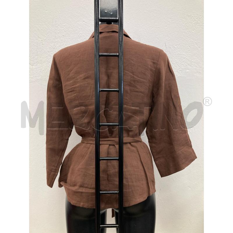 CAMICIA DONNA ALAN RED MARRONE LINO | Mercatino dell'Usato Gazzada schianno 2