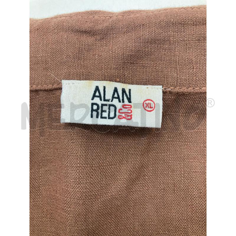 CAMICIA DONNA ALAN RED MARRONE LINO | Mercatino dell'Usato Gazzada schianno 3