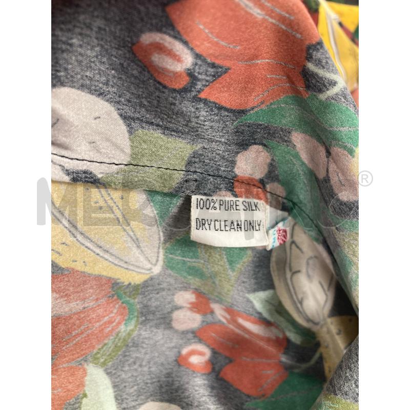 CAMICIA DONNA BALOON SETA NERA LIMONI FOGLIE | Mercatino dell'Usato Gazzada schianno 3