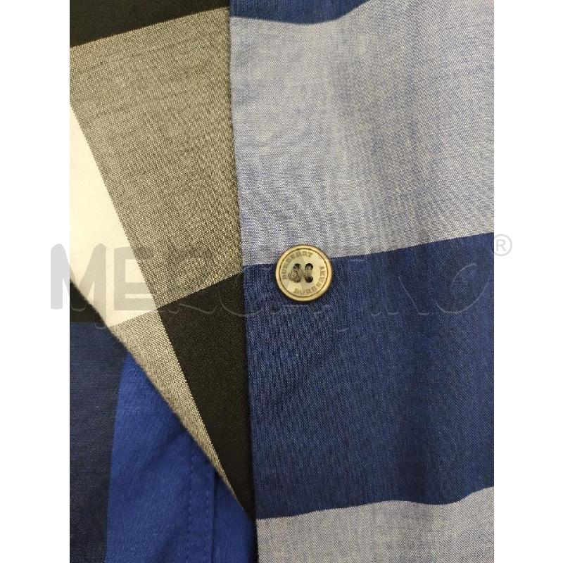 CAMICIA DONNA BURBERRY CHECK BLU | Mercatino dell'Usato Gazzada schianno 5
