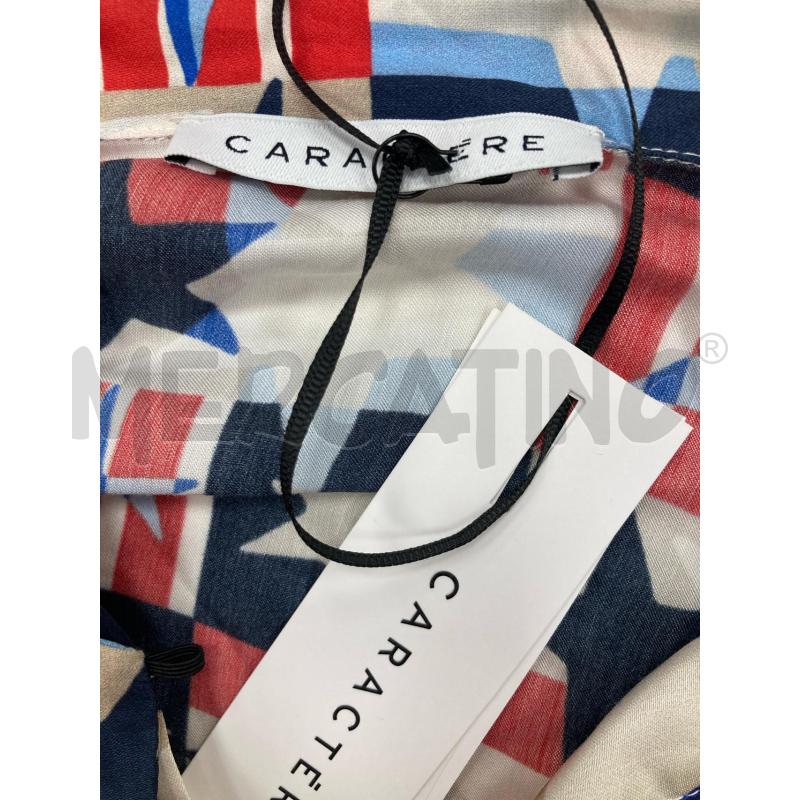 CAMICIA DONNA CARACTERE STELLE BLU BEIGE ROSSE | Mercatino dell'Usato Gazzada schianno 3