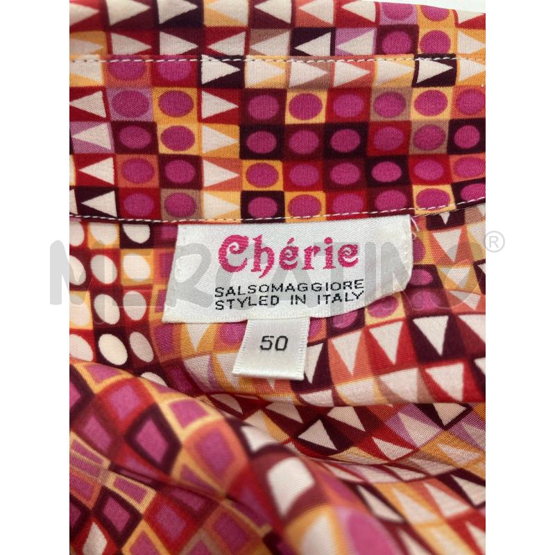 CAMICIA DONNA CHERIE QUADRETTI FUXIA ROSSI BEIGE | Mercatino dell'Usato Gazzada schianno 3