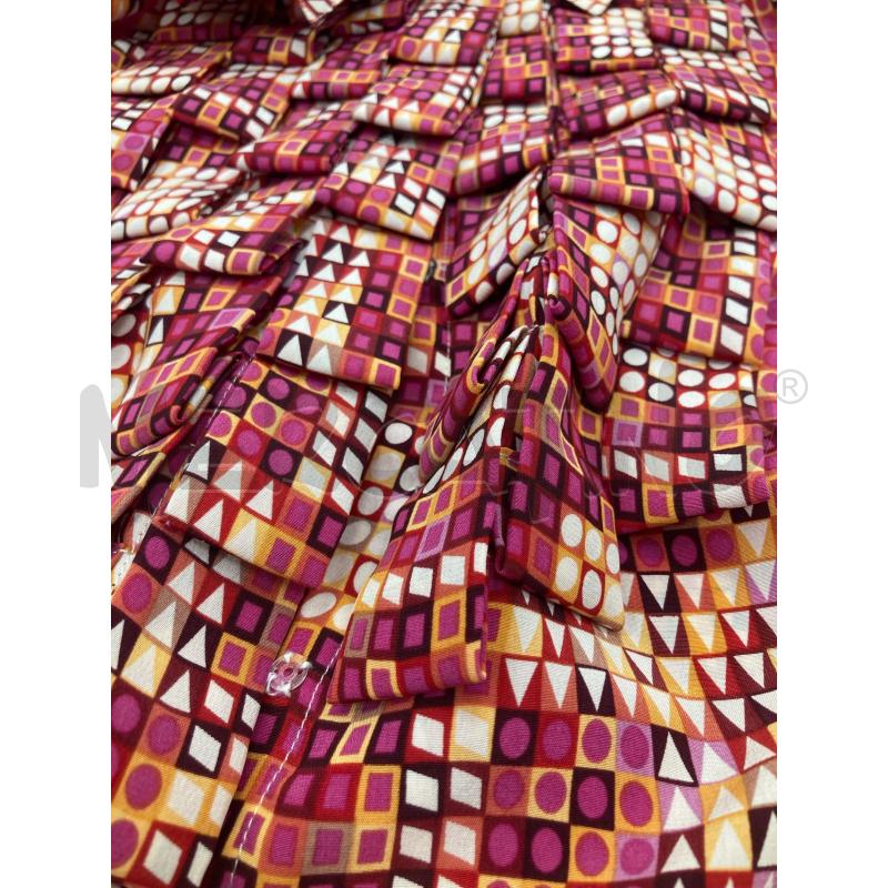 CAMICIA DONNA CHERIE QUADRETTI FUXIA ROSSI BEIGE | Mercatino dell'Usato Gazzada schianno 4