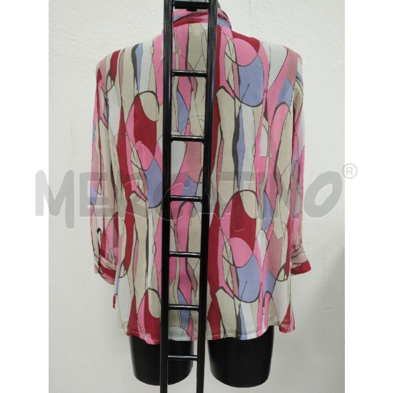 CAMICIA DONNA CHERIE ROSA GRIGIA FRUFRU | Mercatino dell'Usato Gazzada schianno 2