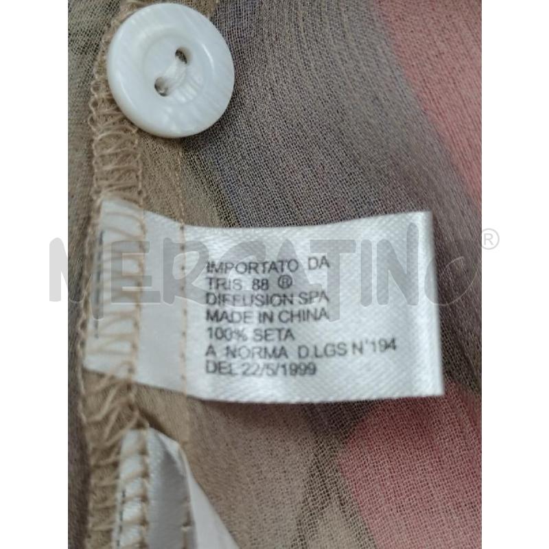 CAMICIA DONNA CHERIE ROSA GRIGIA FRUFRU | Mercatino dell'Usato Gazzada schianno 4