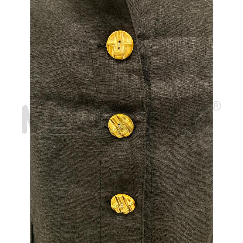 CAMICIA DONNA CLUB MARRONE LINO | Mercatino dell'Usato Gazzada schianno 3
