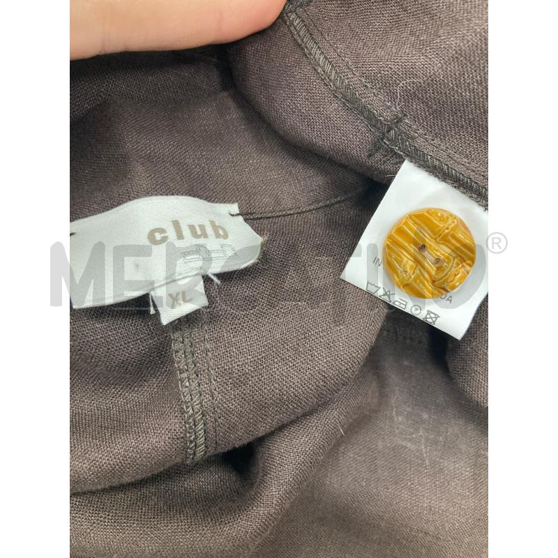 CAMICIA DONNA CLUB MARRONE LINO | Mercatino dell'Usato Gazzada schianno 4