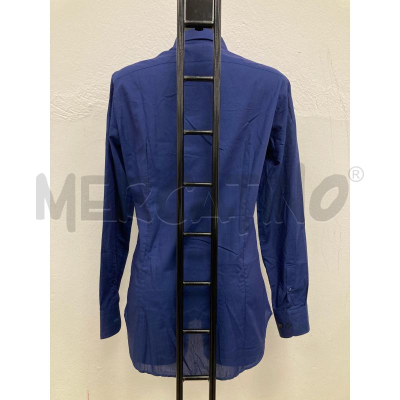 CAMICIA DONNA ETRO BLU MANICHE LUNGHE  | Mercatino dell'Usato Gazzada schianno 2