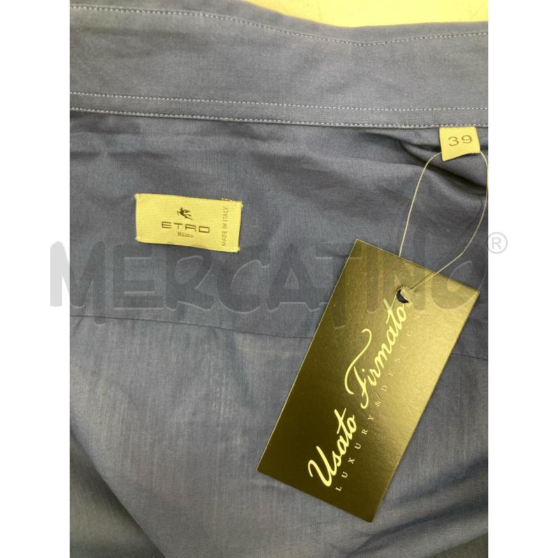 CAMICIA DONNA ETRO BLU MANICHE LUNGHE  | Mercatino dell'Usato Gazzada schianno 3
