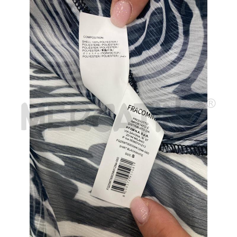 CAMICIA DONNA FRACOMINE ZEBRATA CARTELLINO | Mercatino dell'Usato Gazzada schianno 3