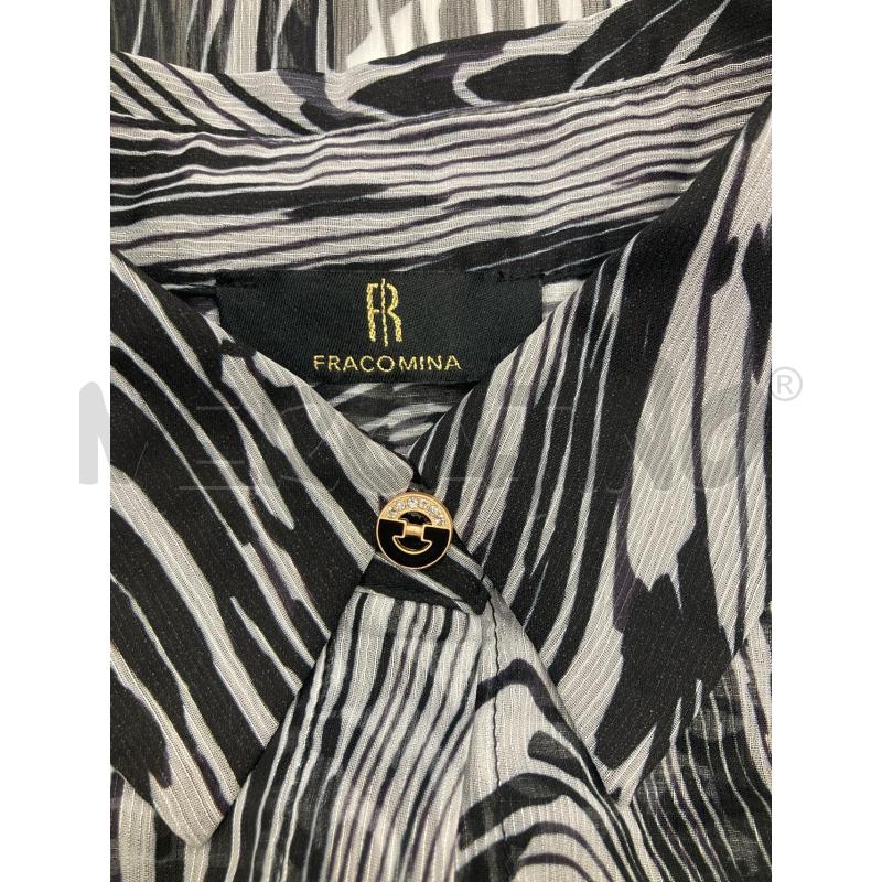 CAMICIA DONNA FRACOMINE ZEBRATA CARTELLINO | Mercatino dell'Usato Gazzada schianno 4
