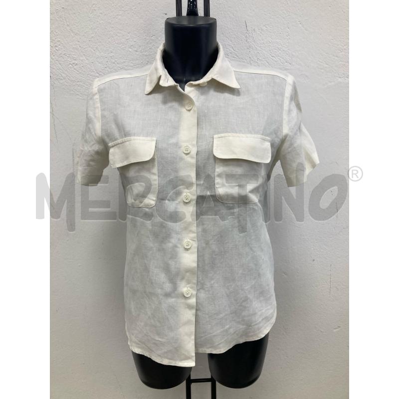 CAMICIA DONNA LEPUCK CREMA MANICA CORTA | Mercatino dell'Usato Gazzada schianno 1