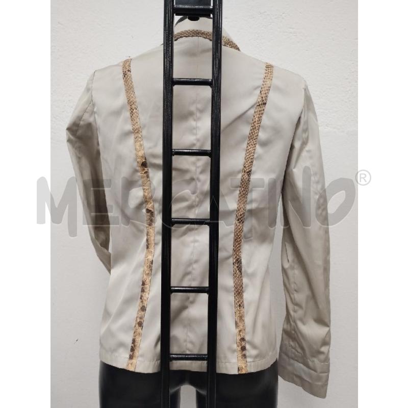 CAMICIA DONNA LES COPAINS BEIGE INSERTI PITONE | Mercatino dell'Usato Gazzada schianno 2