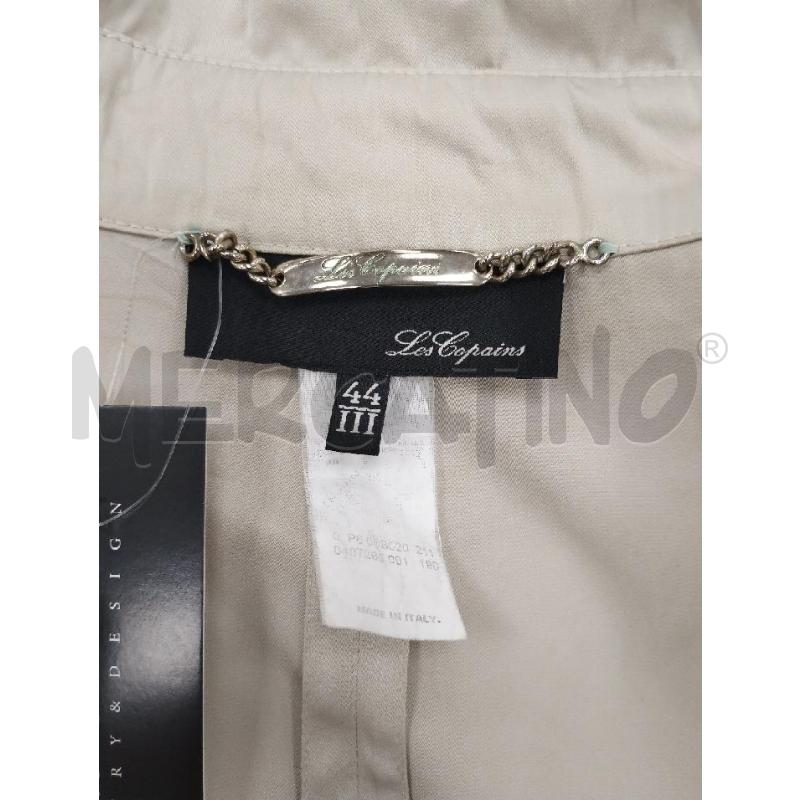 CAMICIA DONNA LES COPAINS BEIGE INSERTI PITONE | Mercatino dell'Usato Gazzada schianno 3