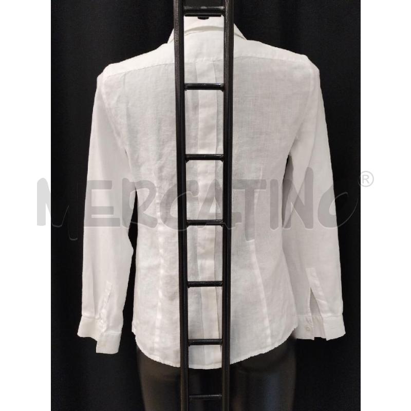 CAMICIA DONNA MAXMARA BIANCA PERLINE | Mercatino dell'Usato Gazzada schianno 2