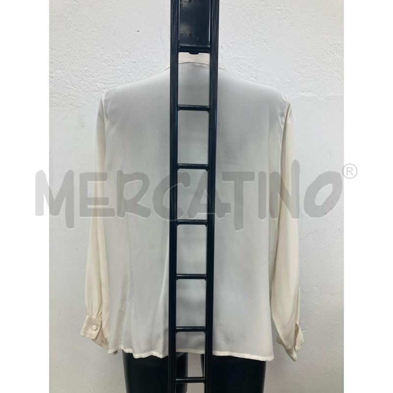 CAMICIA DONNA MILANO PANNA RICAMO SETA | Mercatino dell'Usato Gazzada schianno 2