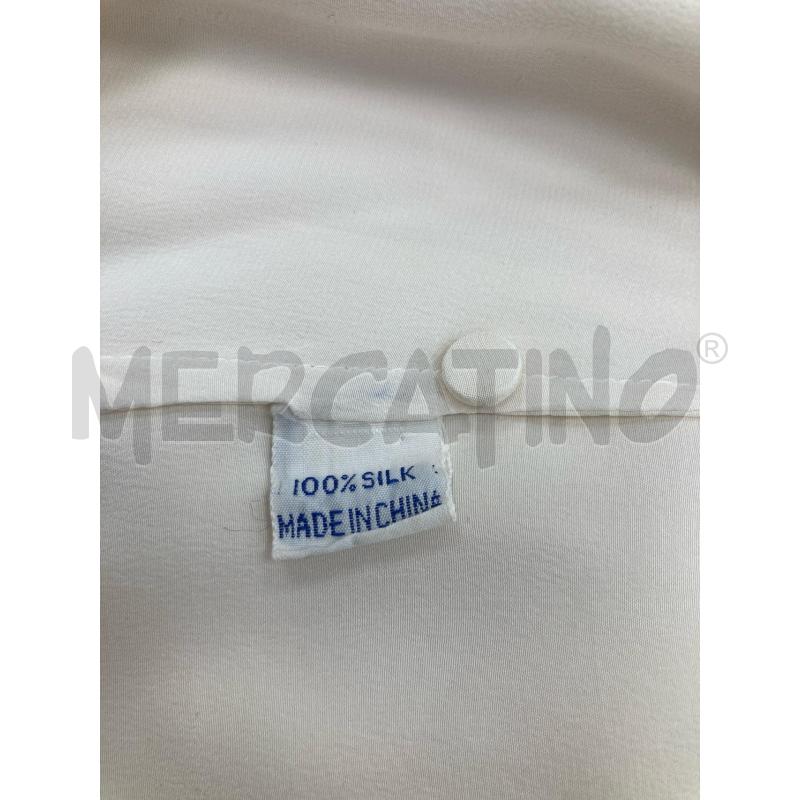 CAMICIA DONNA MILANO PANNA RICAMO SETA | Mercatino dell'Usato Gazzada schianno 4