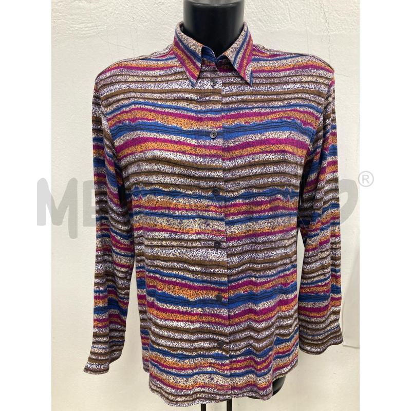 CAMICIA DONNA MISSONI SPORT RIGHE MARRONE FUXIA BLU | Mercatino dell'Usato Gazzada schianno 1