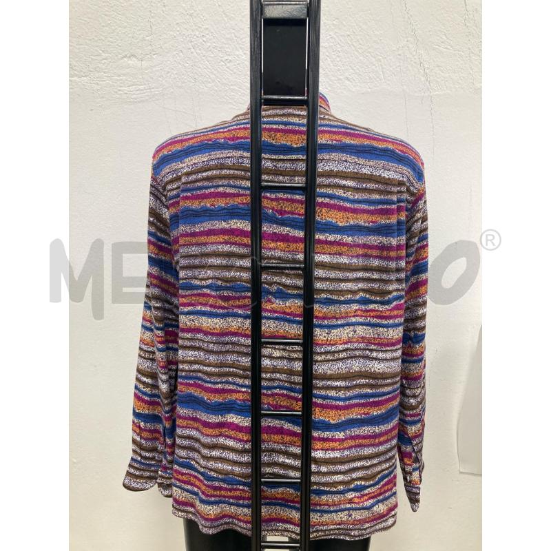 CAMICIA DONNA MISSONI SPORT RIGHE MARRONE FUXIA BLU | Mercatino dell'Usato Gazzada schianno 2