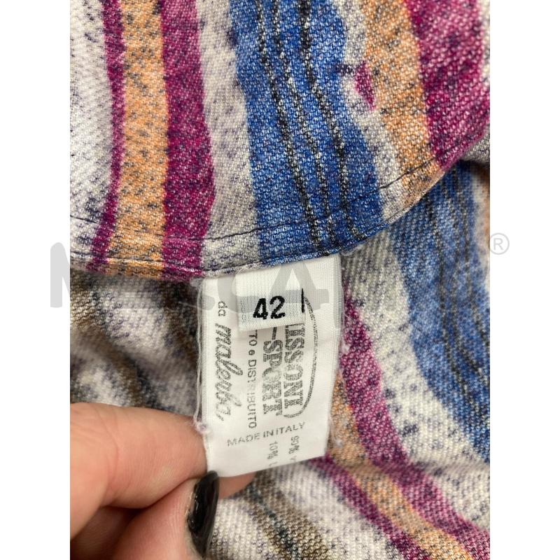 CAMICIA DONNA MISSONI SPORT RIGHE MARRONE FUXIA BLU | Mercatino dell'Usato Gazzada schianno 4