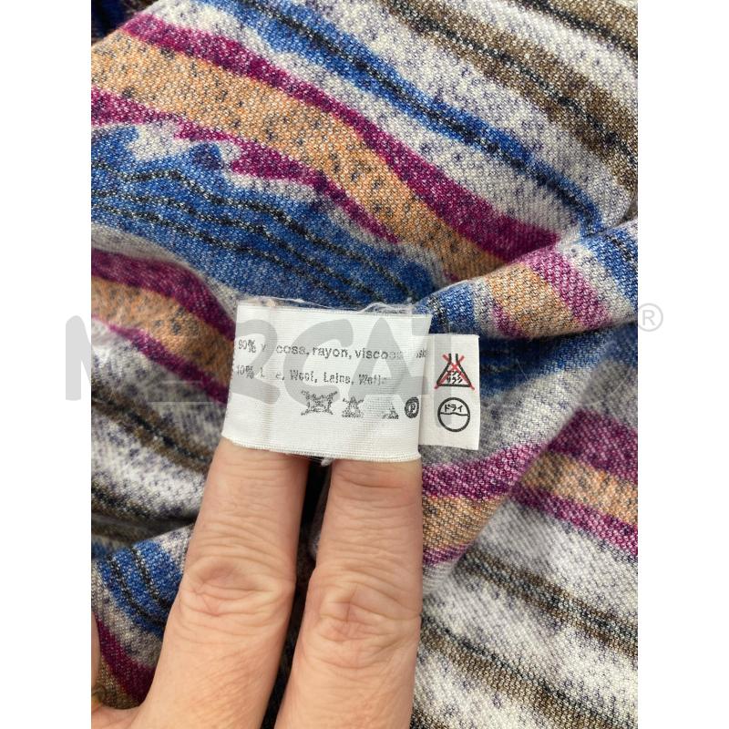 CAMICIA DONNA MISSONI SPORT RIGHE MARRONE FUXIA BLU | Mercatino dell'Usato Gazzada schianno 5