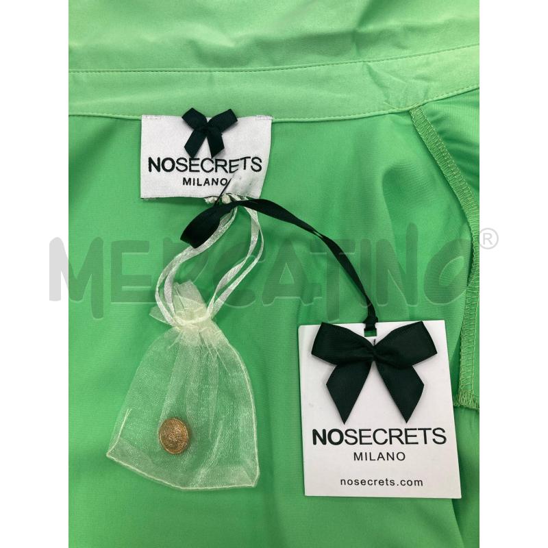 CAMICIA DONNA NOSECRET VERDE MELA CARTELLINO | Mercatino dell'Usato Gazzada schianno 3