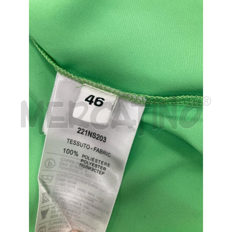 CAMICIA DONNA NOSECRET VERDE MELA CARTELLINO | Mercatino dell'Usato Gazzada schianno 4