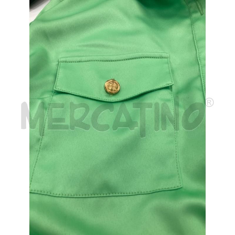 CAMICIA DONNA NOSECRET VERDE MELA CARTELLINO | Mercatino dell'Usato Gazzada schianno 5