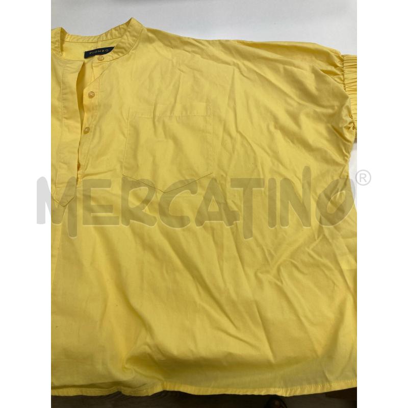 CAMICIA DONNA PIOMBO GIALLA MANICHE PALLONCINO | Mercatino dell'Usato Gazzada schianno 5