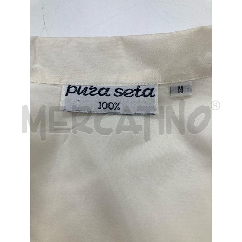 CAMICIA DONNA PURA SETA PANNA | Mercatino dell'Usato Gazzada schianno 3